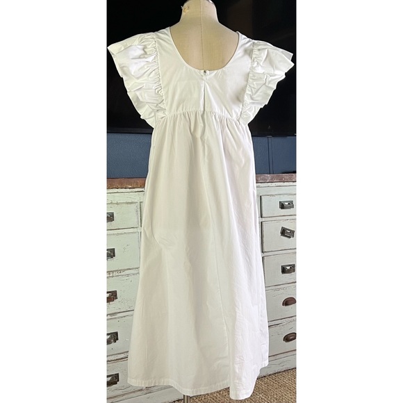 Anthropologie Flutter Sleeve Babydoll Dress S - Picture 4 of 10